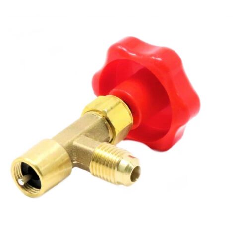 Llave de servicio para envases GASICA V2 y D2 1/2 roscar derecha 1/4 16UN834
