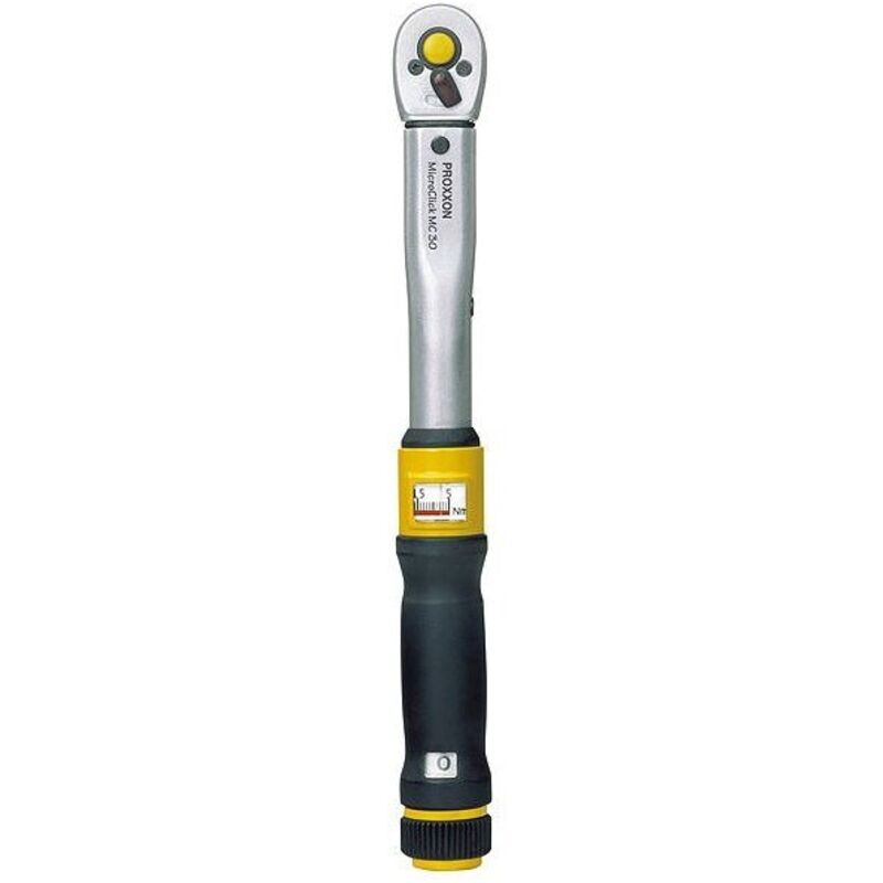 23350 Llave dinamométrica (carraca, Cierre de conmutación), accionamiento Cuadrado de 3/8', para 12-60 nm, Longitud Total: 370 mm - Proxxon