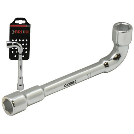 Llave de tubo CV Brixo de 7 mm – perfil hexagonal, ángulo de 90°