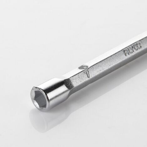 LLAVE DE TUBO FORJADA CUERPO HEXAGONAL 20X22 MM ALYCO