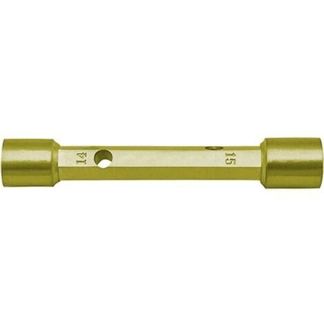 Llave de tubo hexagonal 8x9mm al-br ALYCO