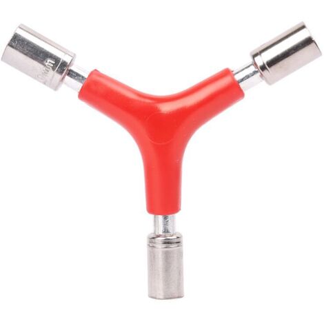 Llave de tubo tipo Y de 8 mm, 9 mm y 10 mm, tuercas triangulares, FPV, cambiador de hélice de cuadricóptero, herramientas RC universales