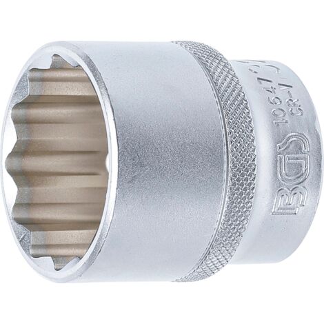 Llave de vaso 12 caras  entrada 12,5 mm (1/2")  32 mm