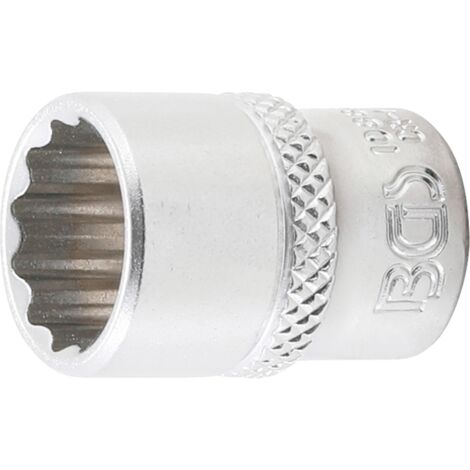 Llave de vaso 12 caras  entrada 6,3 mm (1/4")  1/2"