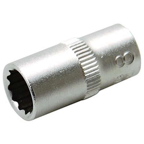Llave de vaso 12 caras  entrada 6,3 mm (1/4")  8 mm