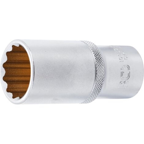 Llave de vaso 12 caras, larga  entrada 12,5 mm (1/2")  26 mm