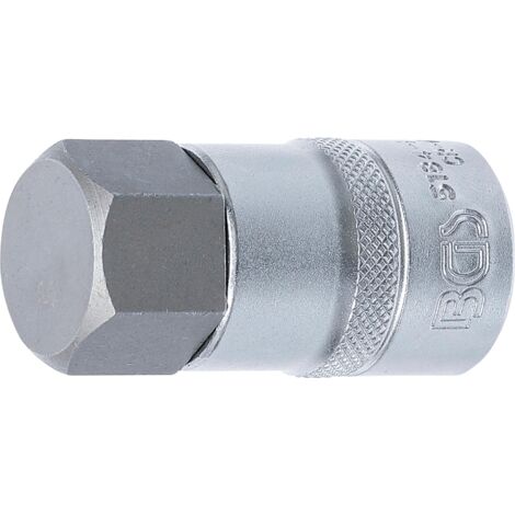 Llave de vaso bgs 5184-H24 hexagonal 12.5 mm longitud 55 mm