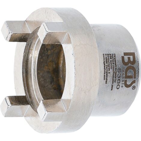 Llave de vaso bgs-technic 5360 1/2 pulgada 4 pasadores cromo
