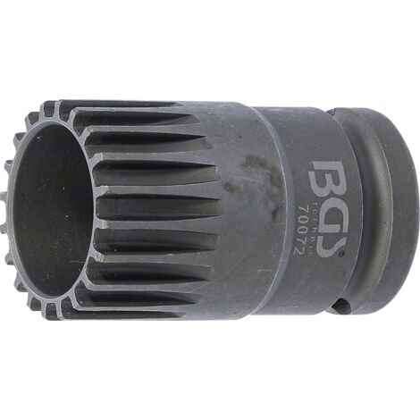 Llave de vaso BGS Technic 70072 acero cromomolibdeno 141 mm