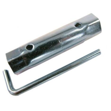 Llave de vaso con agujero en cruz para destornillador anchura 19,0 / 21,0