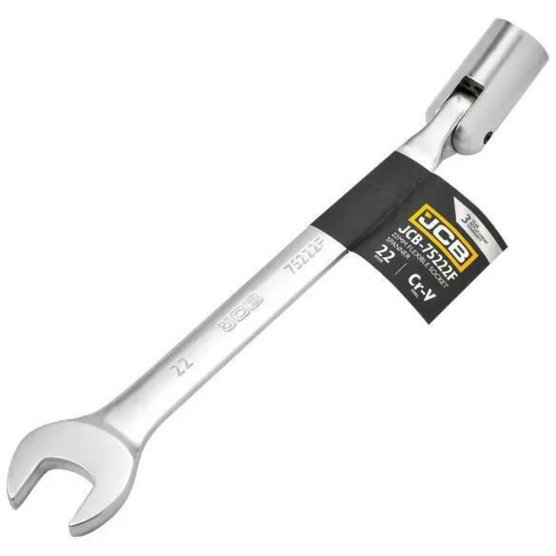 Llave de vaso con articulación 22mm