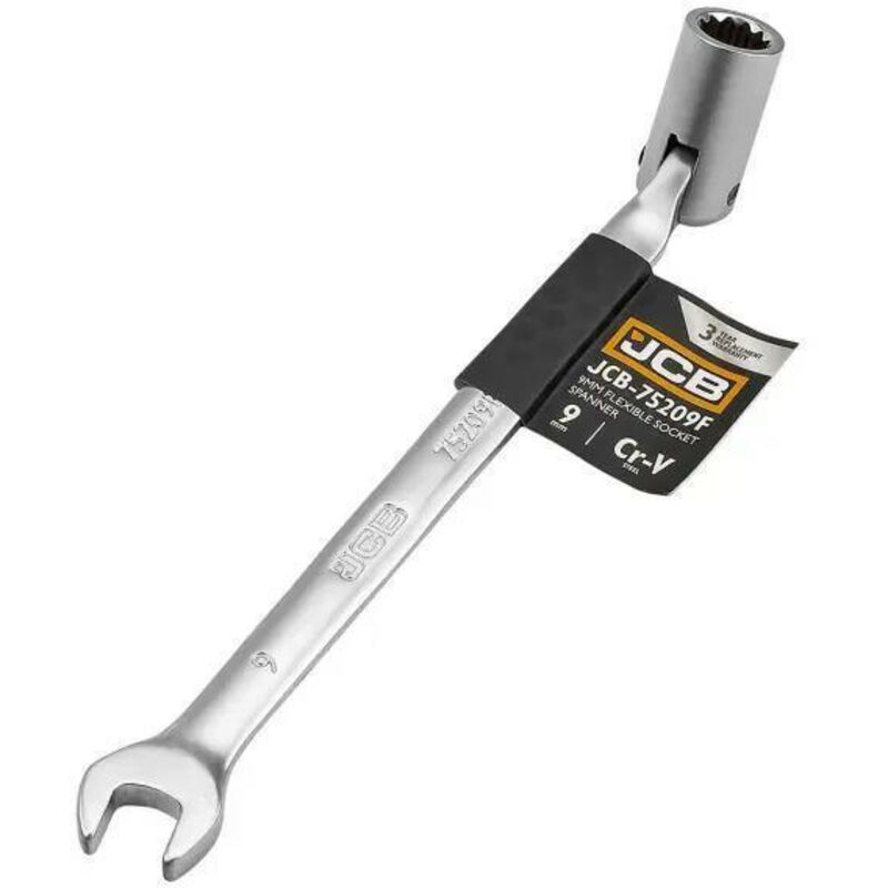 Llave de vaso con articulación de 9mm