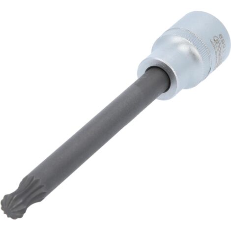 KSTOOLS Llave de vaso con punta especial de 1/2" para tornillos multilaterales de colector de admisión, con cabeza de bola, 10 mm