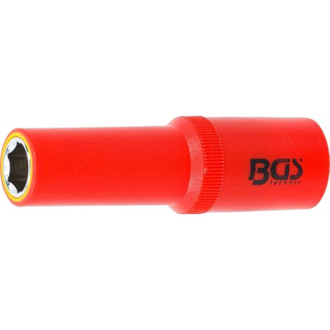 Llave de vaso de inserción VDE hexagonal entrada 12,5 mm (1/2") 12 mm
