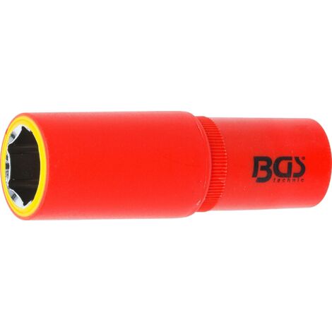 Llave de vaso de inserción VDE hexagonal  entrada 12,5 mm (1/2")  19 mm
