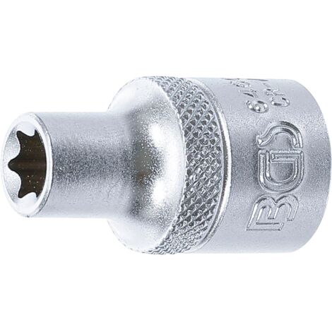 Llave de vaso E-Torx  entrada 12,5 mm (1/2")  E10