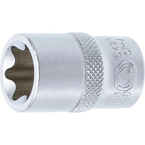 Llave de vaso E-Torx  entrada 12,5 mm (1/2")  E20