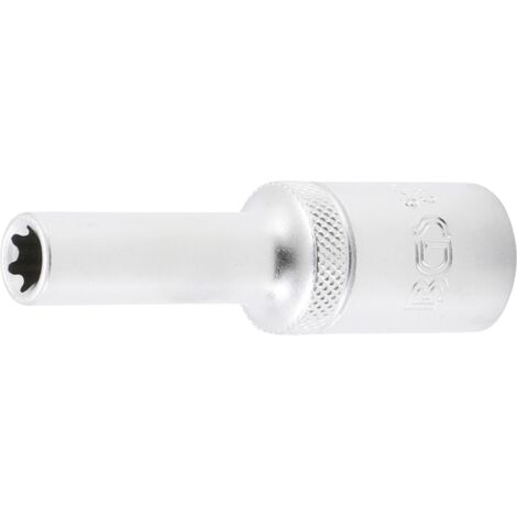 Llave de vaso E-Torx, larga  entrada 12,5 mm (1/2")  E10