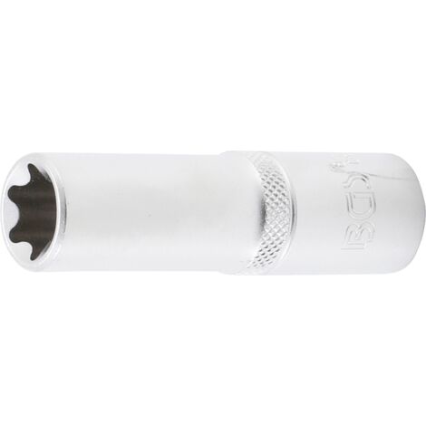 Llave de vaso E-Torx, larga  entrada 12,5 mm (1/2")  E18