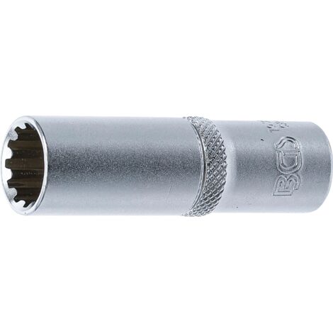 Llave de vaso Gear Lock, larga  entrada 10 mm (3/8")  13 mm