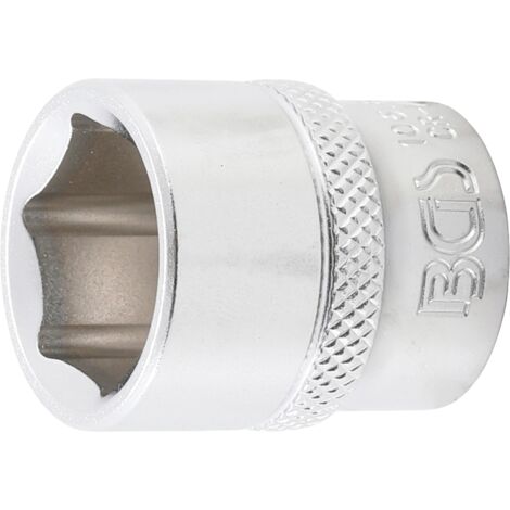 Llave de vaso hexagonal  entrada 10 mm (3/8")  18 mm