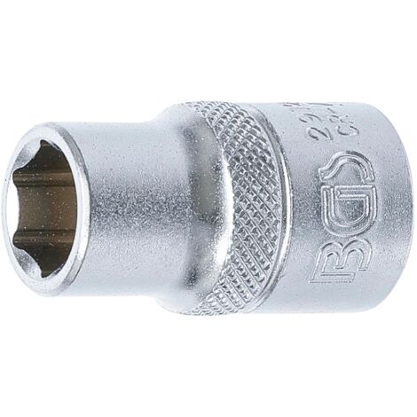 Llave de vaso hexagonal  entrada 12,5 mm (1/2")  12 mm