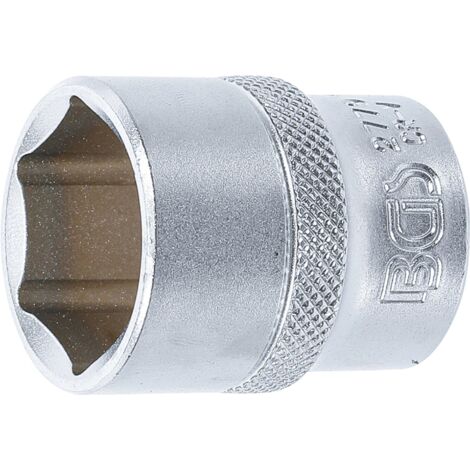 Llave de vaso hexagonal  entrada 12,5 mm (1/2")  15/16"