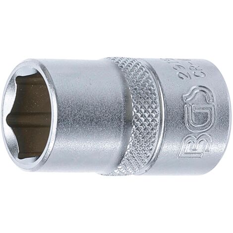 Llave de vaso hexagonal  entrada 12,5 mm (1/2")  15 mm