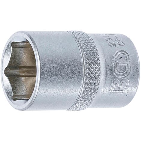 Llave de vaso hexagonal  entrada 12,5 mm (1/2")  18 mm