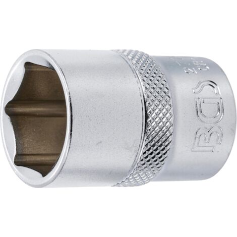 Llave de vaso hexagonal  entrada 12,5 mm (1/2")  3/4"
