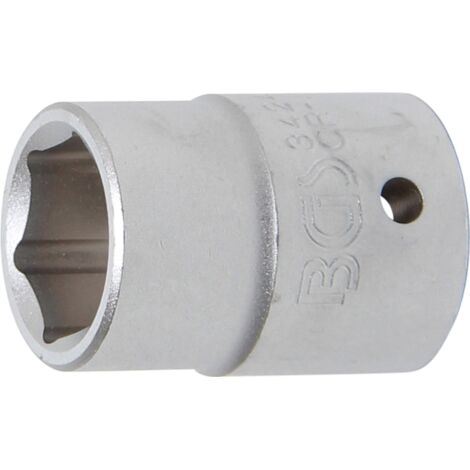 Llave de vaso hexagonal  entrada 20 mm (3/4")  24 mm