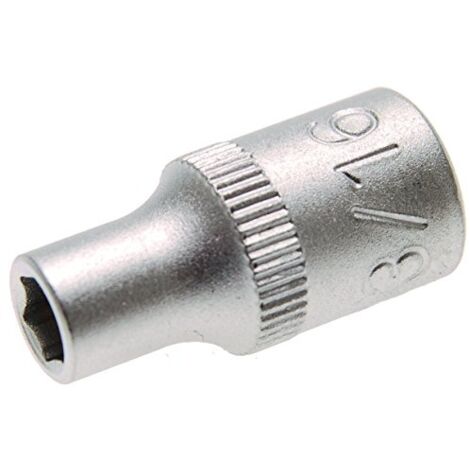 Llave de vaso hexagonal  entrada 6,3 mm (1/4")  3/16"