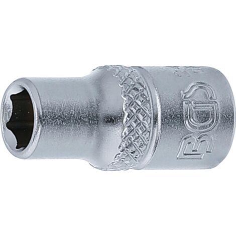 Llave de vaso hexagonal  entrada 6,3 mm (1/4")  6 mm