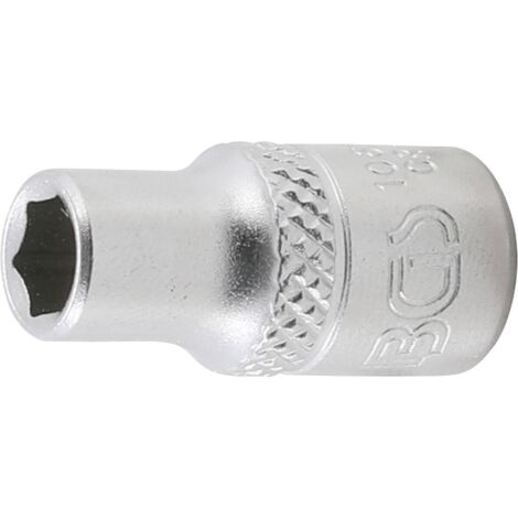 Llave de vaso hexagonal  entrada 6,3 mm (1/4")  7/32"