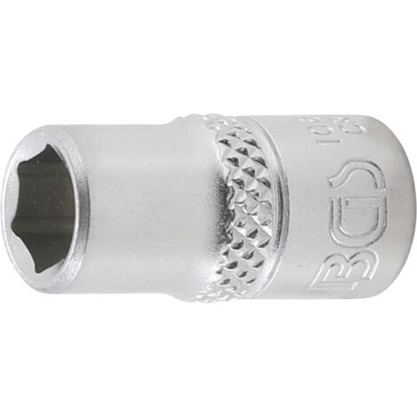 Llave de vaso hexagonal  entrada 6,3 mm (1/4")  9/32"