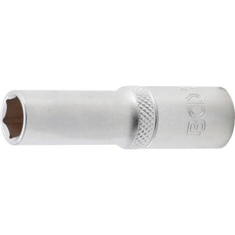 Llave de vaso hexagonal, larga  entrada 10 mm (3/8")  10 mm