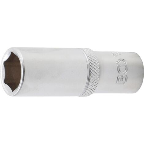 Llave de vaso hexagonal, larga  entrada 10 mm (3/8")  15 mm