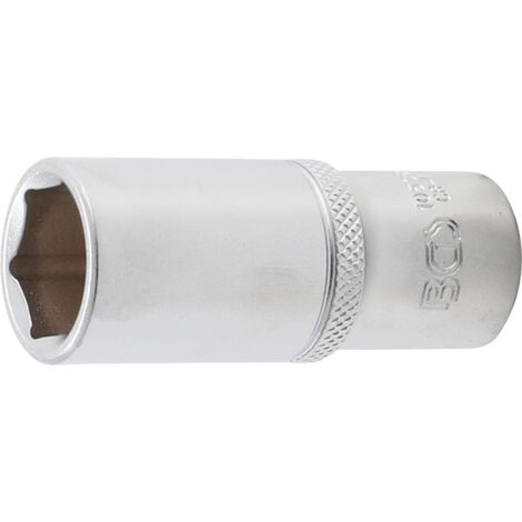 Llave de vaso hexagonal, larga  entrada 10 mm (3/8")  18 mm