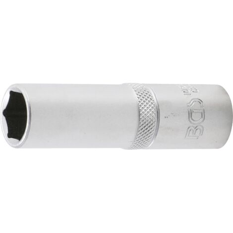 Llave de vaso hexagonal, larga  entrada 12,5 mm (1/2")  15 mm