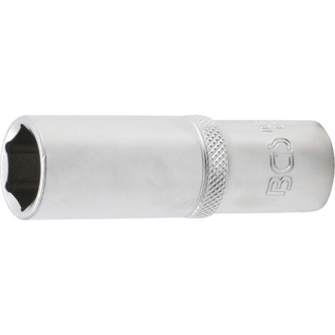 Llave de vaso hexagonal, larga  entrada 12,5 mm (1/2")  17 mm