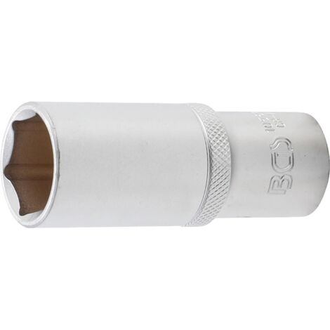 Llave de vaso hexagonal, larga  entrada 12,5 mm (1/2")  22 mm