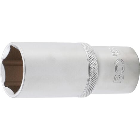 Llave de vaso hexagonal, larga  entrada 12,5 mm (1/2")  24 mm