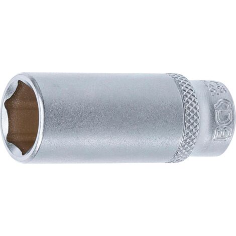 Llave de vaso hexagonal, larga  entrada 6,3 mm (1/4")  14 mm