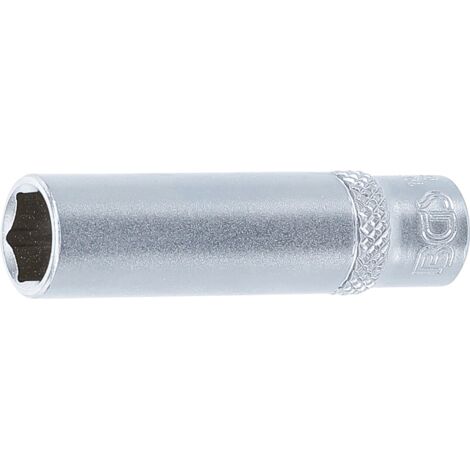 Llave de vaso hexagonal, larga  entrada 6,3 mm (1/4")  9 mm