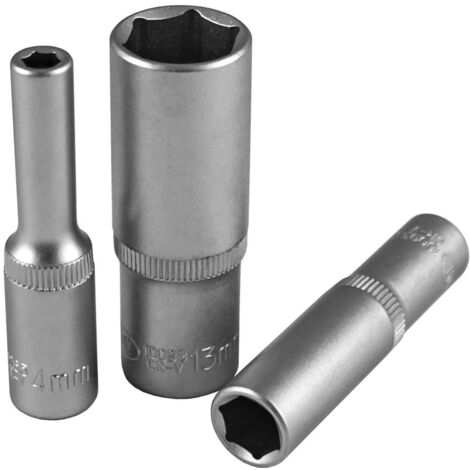 Llave de vaso jbm 1/4 50 mm 6 puntos vaso profundo