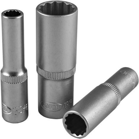Llave de vaso jbm xzn 12-point 50mm 1/4 pulg