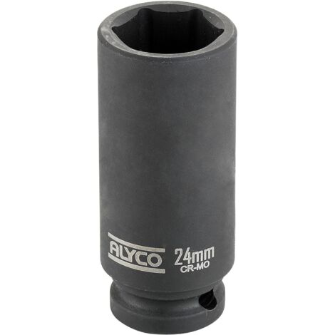 Llave de Vaso Larga ALYCO 1/2 Impacto 17 mm