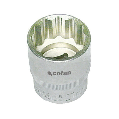 LLave de Vaso métrico 1/2 con 6 caras hexagonal y Medidas desde 8 a 32 mm                                                     M-12