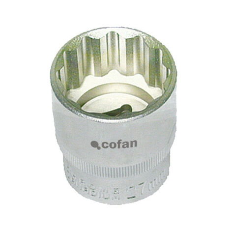 LLave de Vaso métrico 3/8 con 6 caras hexagonal - Medidas desde 8 a 22 mm                                                     M-9