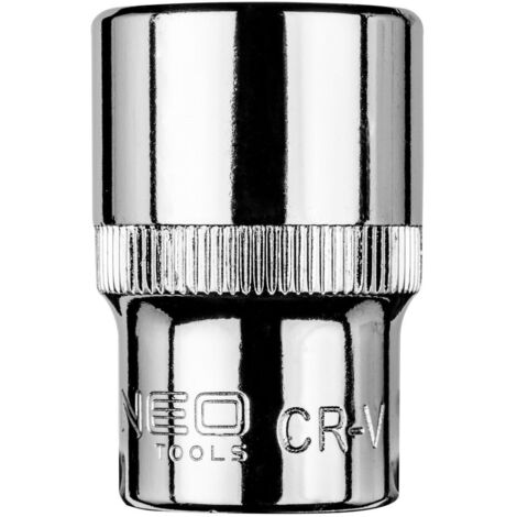 Llave de vaso neo 08-418 acero cromo-vanadio 18 mm